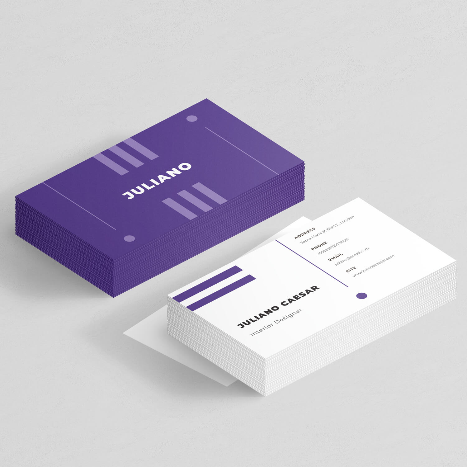 Juliano – Business Card design