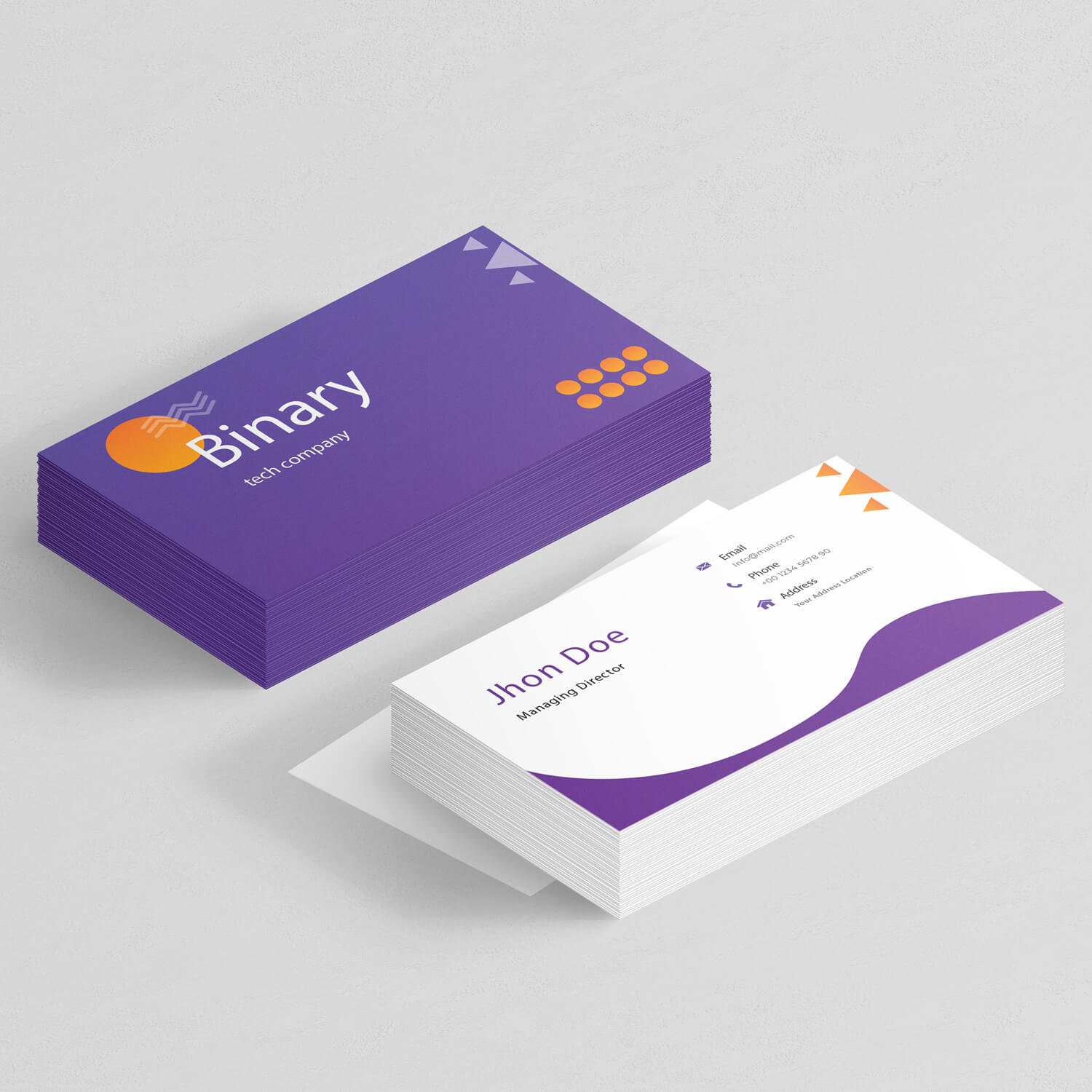 Jhon – Business Card design