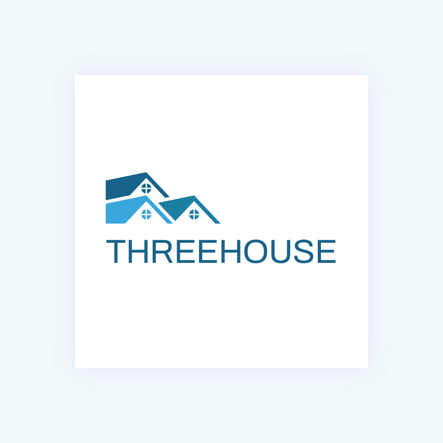Three house – Logo design